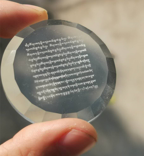 玻璃香水瓶紫外激光打標機效果展示  第2張